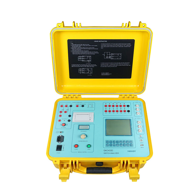 GKC433D Switchgear Analyzer (3 Phases transducers motion)